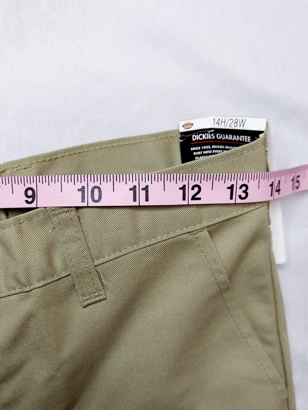 DICKIES SCHOOL WEAR FLAT FRONT BOYS PANTS SIZE 14H/28W. Nwt. - Picture 5 of 9